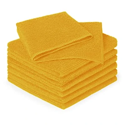 Afbeelding van Schoonmaakdoek: 30 x 40cm, pikante mosterd, set van 6