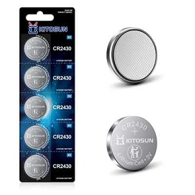 Afbeelding van Kitosun CR2430 Batterijen 3V lithium Knoopcel 3 volt CR 2430 Knoopcellen Knop voor Volvo Autosleutel Afstandsbediening Fossil Hybrid Smartwatch Klok Radio Beveiligings (5 stuks)