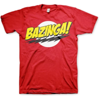 Afbeelding van Big Bang Theory shirt Bazinga! maat S