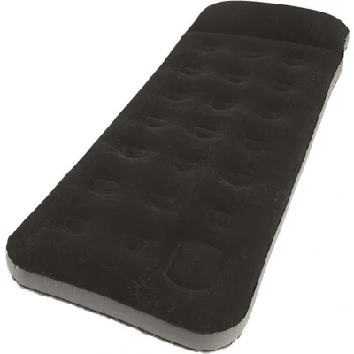 Afbeelding van Outwell luchtmatras Classic Single met kussen en pomp zwart grijs