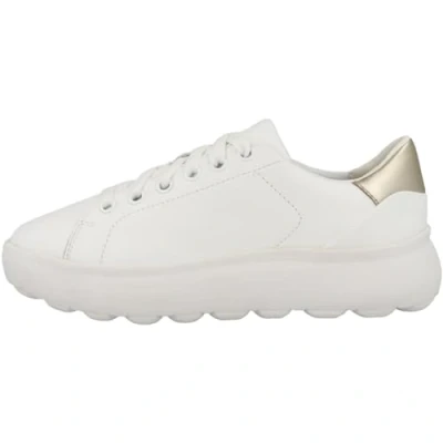 Afbeelding van Geox Sneakers laag, Dames, Maat: 38, Bianco Leer