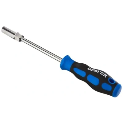 Afbeelding van Draper 63507 Soft Grip moer spinner, 11 mm maat, blauw