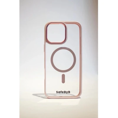 Afbeelding van SafeByB iPhone 16 Plus MagSafe Hoes Roze