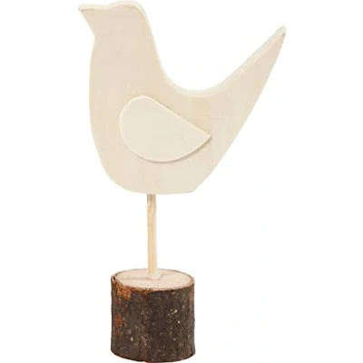 Afbeelding van Creotime Houten Vogel 14,5 Cm Triplex Blank Per Stuk