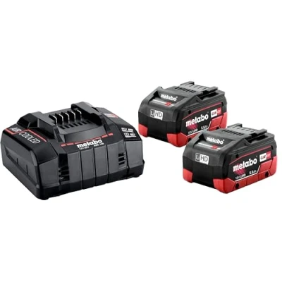 Afbeelding van Metabo 685122000 18V Li Ion Accu En Lader (2x 5,5Ah accu)