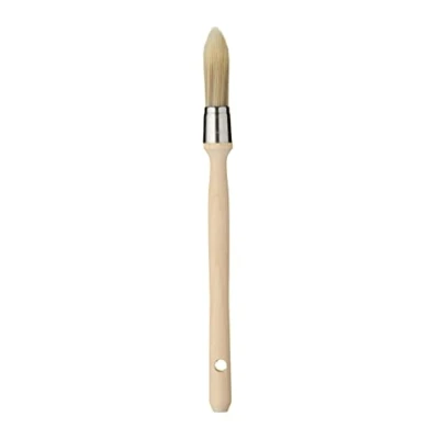 Afbeelding van ProDec PBSA001 15 mm puntige synthetische sjerpborstel voor gevormde en geprofileerde oppervlakken, beige