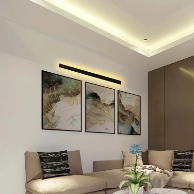 Afbeelding van V TAC VT 1176 B LED wandlamp Modern IP65 Zwarte behuizing 16 watt 2035 lumen 3000K