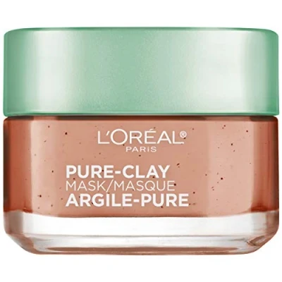 Afbeelding van L&#039;Oréal Paris Pure Clay Mask, Exfoliate &amp; Refine Pores, 48 g