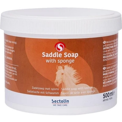 Afbeelding van Sectolin Zadelzeep met Spons 500ml