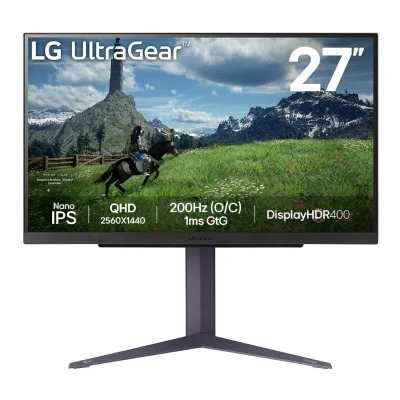 Afbeelding van LG UltraGear 27GS85Q B QHD Gaming Monitor 180Hz Nano IPS 27 inch