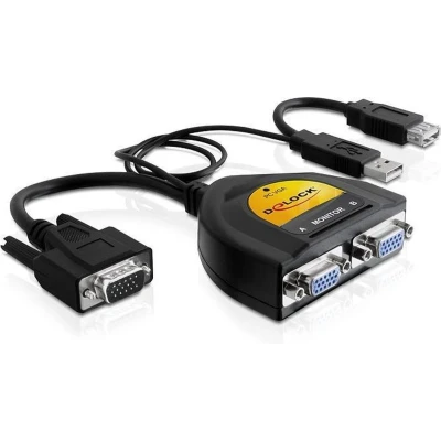 Afbeelding van 2 Poorts VGA Splitter Delock