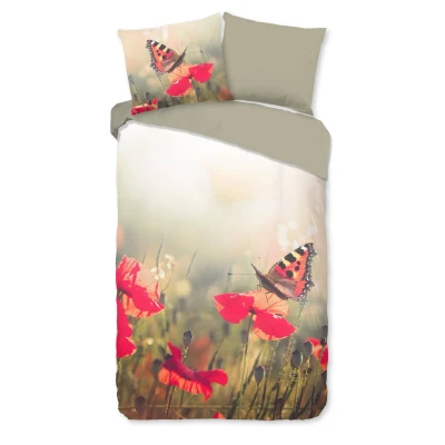 Afbeelding van Good Morning Klaprozen Dekbedovertrek Multi 2 persoons (200 x 200/220 cm)