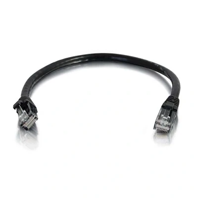 Afbeelding van C2G 0,3m Cat5e Booted Unshielded (UTP) netwerk Patch kabel Zwart