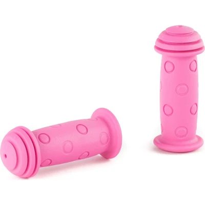 Afbeelding van Widek handvatten meisjes 100 x 22 mm rubber roze 2 stuks