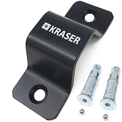 Afbeelding van KRASER KR40B Anker Grondanker Muuranker, Beveiligen Motorfiets, Fiets, Anti diefstal voor Ketting, Vloer of Wand in Staal met Hoge Sterkte, Compact