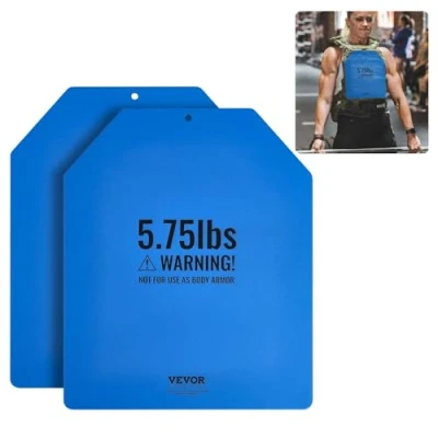 Afbeelding van VEVOR gewichtsvestplaten krachttraining hardlooptraining 2,6kgx2 halterschijven