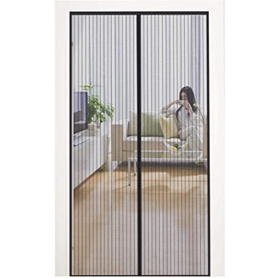 Afbeelding van MYCARBON Magnetisch vliegengaas deur, 140x240cm, insectenbescherming, balkondeur, vliegengordijn, 10 x sterker dan normaal vliegengaas, zonder boren, voor woonkamer, schuifdeur, terrasdeur