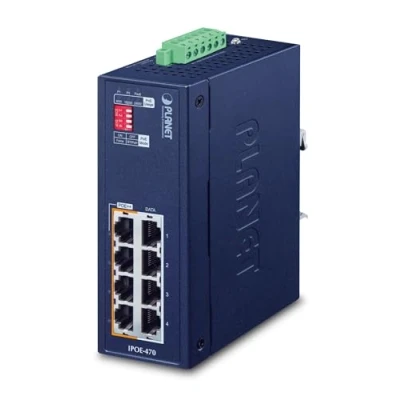 Afbeelding van Planet Industriële 4 poorts GE 802.3bt PoE++ injector Hub (802.3bt (PoE++), 802.3at (PoE+), 240 W), PoE