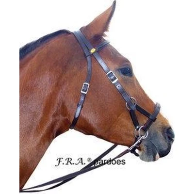 Afbeelding van F.R.A. Bitloos Hoofdstel Pardoes Side Pull Bruin Cob