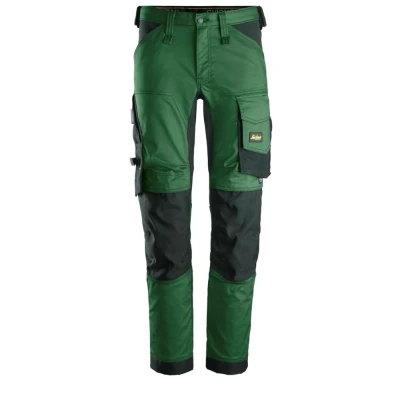 Afbeelding van Snickers AllroundWork Stretch Werkbroek Groen Zwart 088