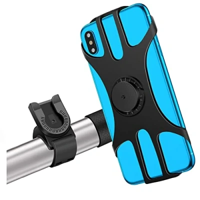 Afbeelding van MOSUO Universele telefoonhouder voor op de fiets, siliconen, verdikt, met 360 graden draaibare afneembare mobiele telefoon, fietshouder, stuur, racefiets, smartphones van 4,5 7,0 inch
