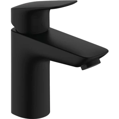 Afbeelding van Hansgrohe hg basin mixer 100 logis matt black without pop up waste 71101670