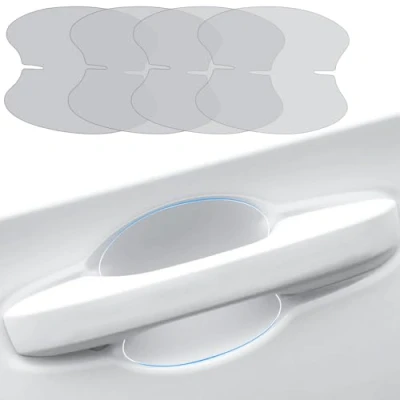 Afbeelding van Autodeurgreep Beschermfolie voor Kia NIRO 1 (I) DE I 2016 2019,TPU Transparante Lakbeschermingsfolie Inbouwgrepen Antikrasfolie(Set van 8),Transparent