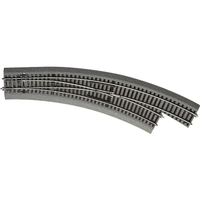 Afbeelding van H0 RocoLine (met ballastbed) 42571 Gebogen wissel, Rechts 1 stuk(s)