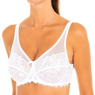 Afbeelding van DIM Generous Essential Underwire BRA Beugel BH, Dames, Maat: 85C, White