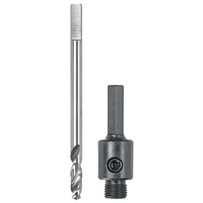 Afbeelding van kwb 499003 opnameschacht zeskant voor Easy Cut gatenzaag 25 mm met 1/2 inch 20 UNF schroefdraad incl. HSS centreerboor