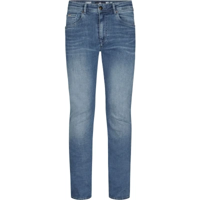 Afbeelding van Petrol Industries Heren Jeans Slim Fit Seaham Spijkerbroek Essentials Collection Blauw Maat W32L30
