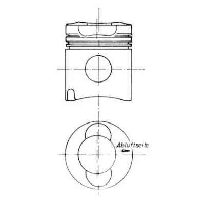 Afbeelding van KOLBENSCHMIDT 90669960 Reparatieset, zuiger / cilinderbus