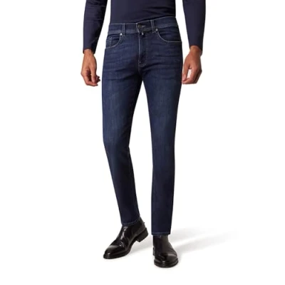 Afbeelding van Pierre Cardin Lyon Future Flex Jeans voor heren, Donkerblauw Used Mustache 8054 6816, 34W / 30L