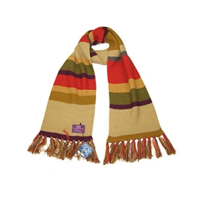 Afbeelding van Doctor WHO Fourth (Tom Baker) kortere sjaal Officiële BBC gelicentieerde van LOVARZI, Veelkleurig gestreept, One Size
