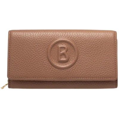 Afbeelding van Bogner Leren Portemonnee Bozen Violetta Purse Cognac Bruine