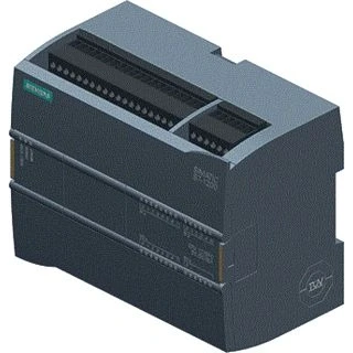 Afbeelding van Siemens simatic s7 1200f 1215 fc compact cpu dc relais 2pn 14di 24v 10do 2a 2 ai 0 10v 2ao 20ma 150kb 24vdc 6es7215 1hf40 0xb0