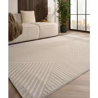 Afbeelding van Scadinavisch Vloerkleed Serene Runa Zilver 200x290 Cm