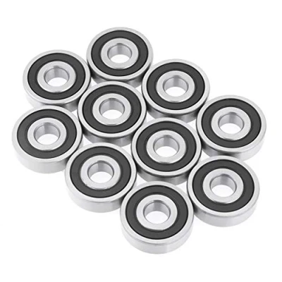 Afbeelding van 10 stuks 6200 2RS stalen lagers met dubbele afdichting van rubber, x 30 9 mm