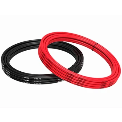 Afbeelding van TUOFENG 16 AWG Draad Flexibele Siliconendraad 10 Meter [5 m Zwart en 5 Rood] Ingeblikte Koperdraad Gauge Gestrande voor DIY RC Speelgoed Modellen Auto Elektronische Uitrusting