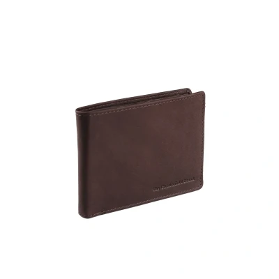 Afbeelding van The Chesterfield Timo Leren Portemonnee Donker Bruin