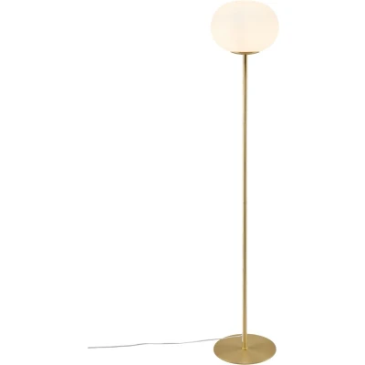 Afbeelding van Nordlux Staande lamp Alton Opaalglas met messing behuizing