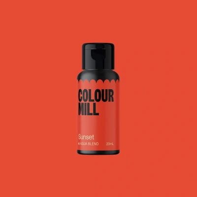 Afbeelding van Colour Mill Aqua Blend Voedingskleurstof Waterbasis Sunset 20 ml