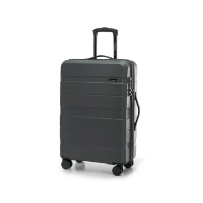 Afbeelding van WITTCHEN COMODO Line koffer Bagage van ABS Telescopisch Handvat TSA slot 4 dubbele wielen, donkergrijs, Mittlerer koffer, middelgrote