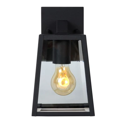 Afbeelding van Lucide MATSLOT Wandlamp Buiten 1xE27 IP23 Zwart