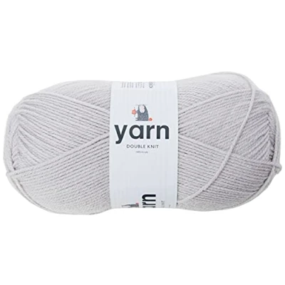 Afbeelding van Korbond DK Licht zilvergrijs garen 100 g acrylgaren lichtgewicht, hypoallergeen en duurzaam (290 m totaal)