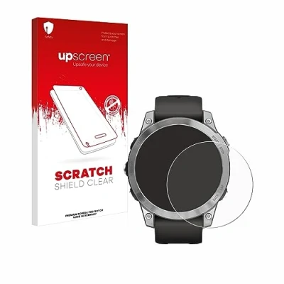Afbeelding van upscreen Schermbeschermer voor Garmin Fenix 7 (47 mm) Screen Protector Transparant, Antikras, Anti Vingerafdruk