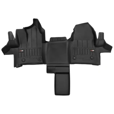 Afbeelding van M MOTOS Auto Vloermatten van rubber voor Ford Transit Custom vanaf 2017 Verbeter uw reiscomfort met Anti Slip Mat Car 3D alle weersomstandigheden, bescherming tegen vuil