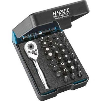 Afbeelding van HAZET 863MBIT/33 Dopsleutelset Metrisch 1/4 (6.3 mm) 33 delig