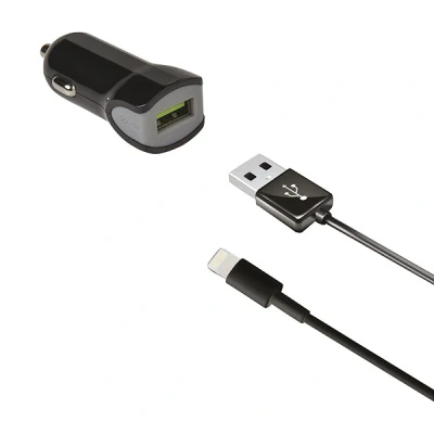 Afbeelding van Celly Auto Telefoonlader 2.4A USB Lightning Apple