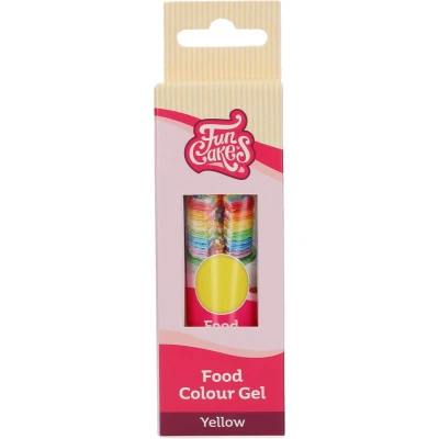 Afbeelding van FunCakes Voedingskleurstof Gel Geel 30g